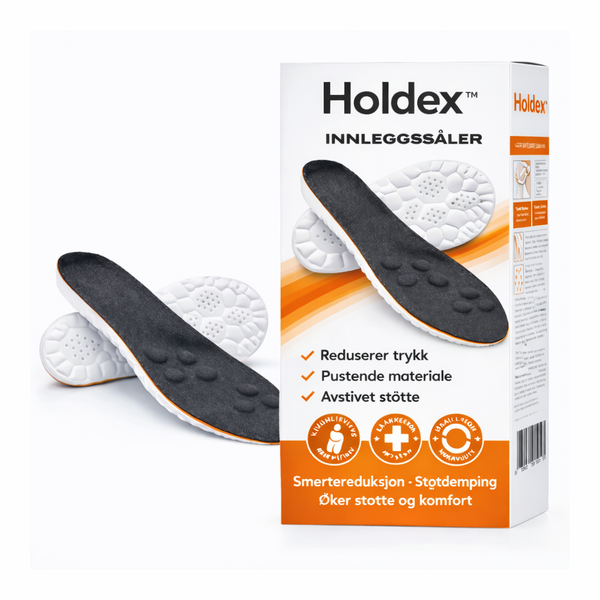 Holdex™ ortopediske innleggssåler i eske